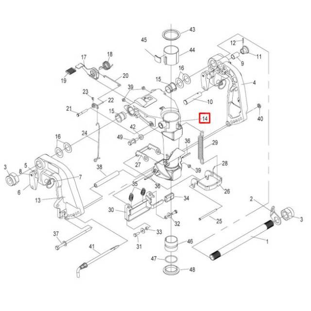   Yamaha 30H (30F-03.00.00.22) (YUELANG) 