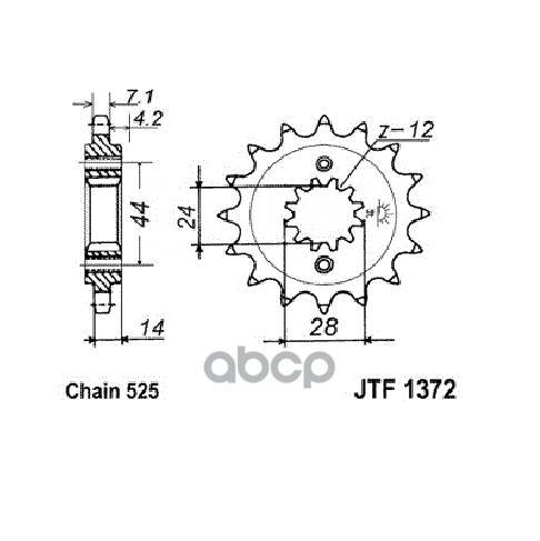   1372.17 JT Sprockets . JTF137217 