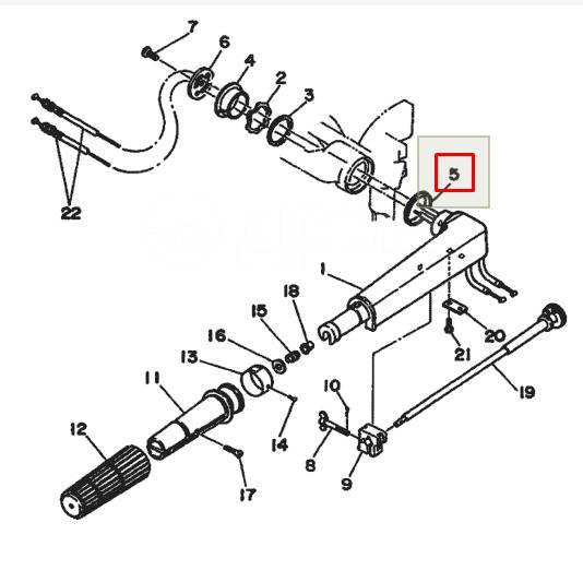   Yamaha 3(6L5),6-8(6G1),20-25(6l2) (90386-43M79) 