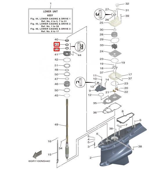     YAMAHA F425 (93101-30018; 93101-30037) () (Yamaha) 