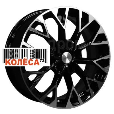  Khomen Wheels KHW1718 7x17 5x108 ET40 Dia54.1 Black-FP