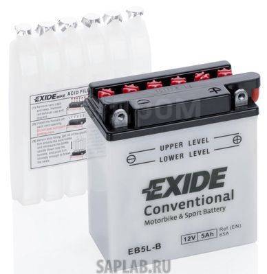  MOTO 5Ah 65A 120x60x130  ETN 0  M06 EXIDE EB5LB 