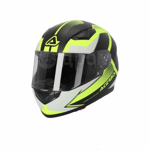  Acerbis FULLFACE X-STREET Black/Fluo-Yellow, XL 