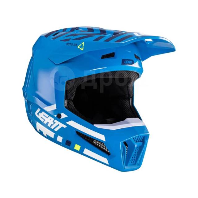  Leatt Moto 2.5 Helmet (Cyan, XXL, 2024 (1024060525)) 