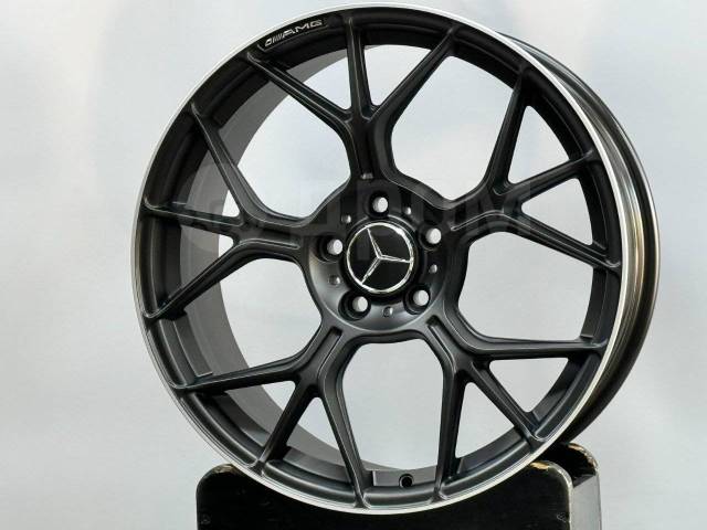 9,5x20 5x112 et45 d66,6 470 satin black machined lip