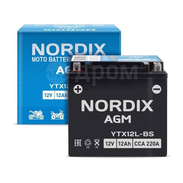    Nordix AGM YTX12L-BS, 12, CCA 220,  