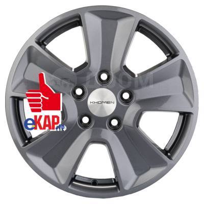 Khomen Wheels 6,5x16/5x114,3 ET50 D66,1 KHW1601 (Renault/Nissan) Gray