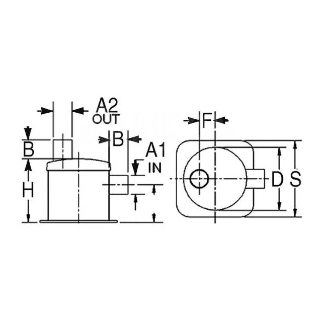  Vernalift 1500232  Black Centek 383-1500232 