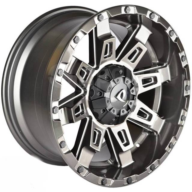   Powcan BK5261 (BLK/MIL) 918 6*139,7 ET15 Dia106,1