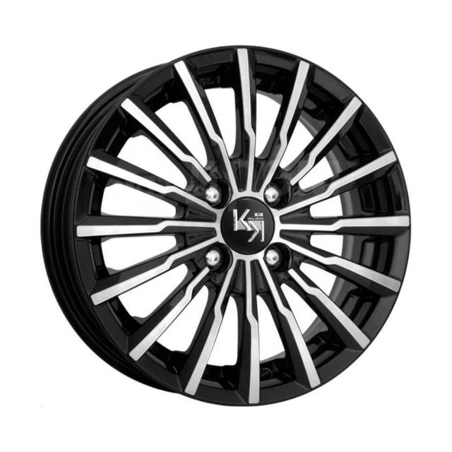 Диск колёсный K&K Акцент (КС562-35) 17x7.0 4x100 ET41 d.60.1 алмаз черный