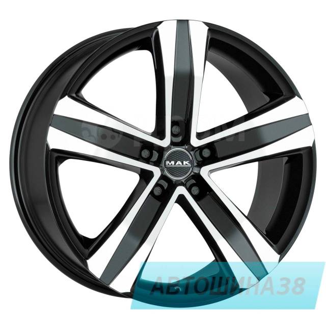 Mak Stone 5 7x17 5x114,3 ET 42 Dia 66,1 (black mirror)