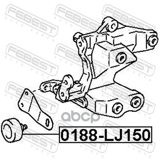 ����� �������� �������� Febest ���. 0188LJ150 0188LJ150 �� �����