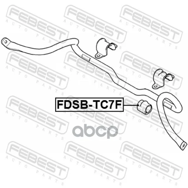 ������ ������������� �������� FORD Transit Connect (TC7) 2002-2013 FDSB-TC7F Febest ���. FDSB-TC7F FDSBTC7F �� �����