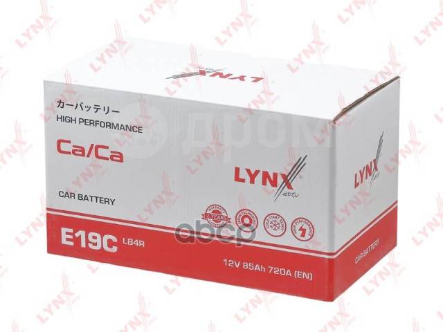  LB4R, 85 Ah, 720 A, , 314X174X174 ETN 58510R LYNXauto . E19C 