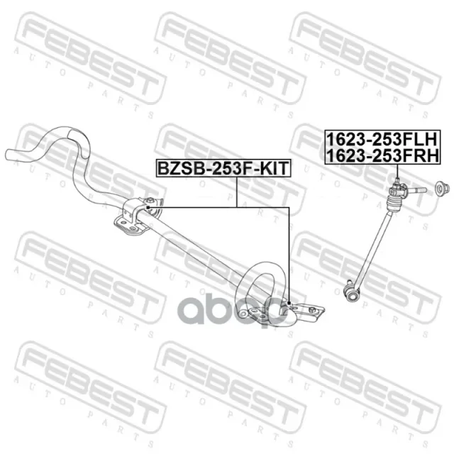 ���� ������������� | ����� ����/��� | Mercedes Benzamg GLC 43 4Matic 253. #, GLC 200 L 253. #, GLC 200 253. #, G Febest ���. 1623253FRH 1623253FRH ��...