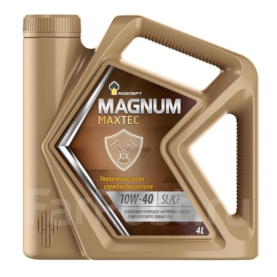 Масло моторное Роснефть Magnum Maxtec 10W40 SL/CF п/синтетика 1л  88889M10400100, полусинтетическое, 1,00 л. CF, SL. Цена: 573₽ в Барнауле