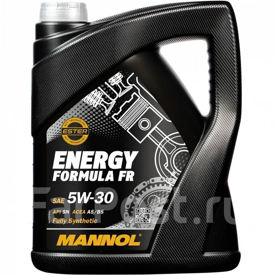 Масло моторное Mannol Energy Formula FR 5W30 SN A5/B5 5L, синтетическое,  5,00 л. SN, A5, B5, бензин, дизель. Цена: 3 820₽ в Барнауле