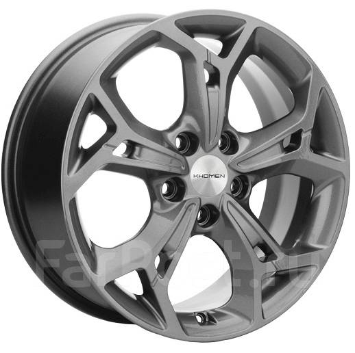 Диск колёсный Khomen Wheels KHW1702 17x7.0 5x114.3 ET46 d.67.1 F-Silver
