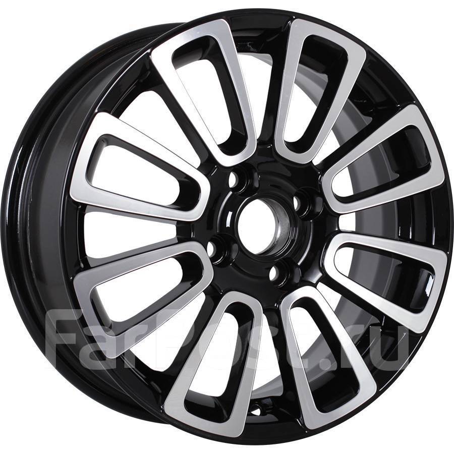 Диск литой R15 6J 4x100/60.1 ET50 КИК Неман алмаз черный r67654 КиК R67654,  15