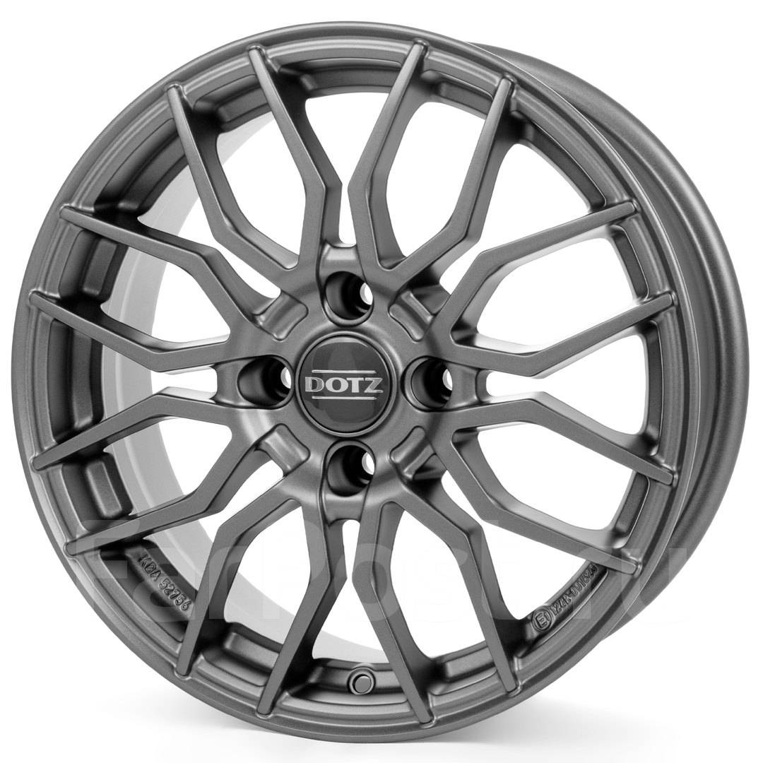 Литой диск Dotz Limerock grey 7x17 4*100 ET 38 dia 60.1, 17