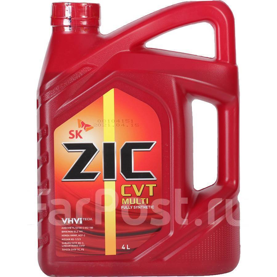 Масло трансмиссионное ZIC CVT Multi 1L, синтетическое, 1,00 л. в наличии.  Цена: 1 430₽ в Барнауле