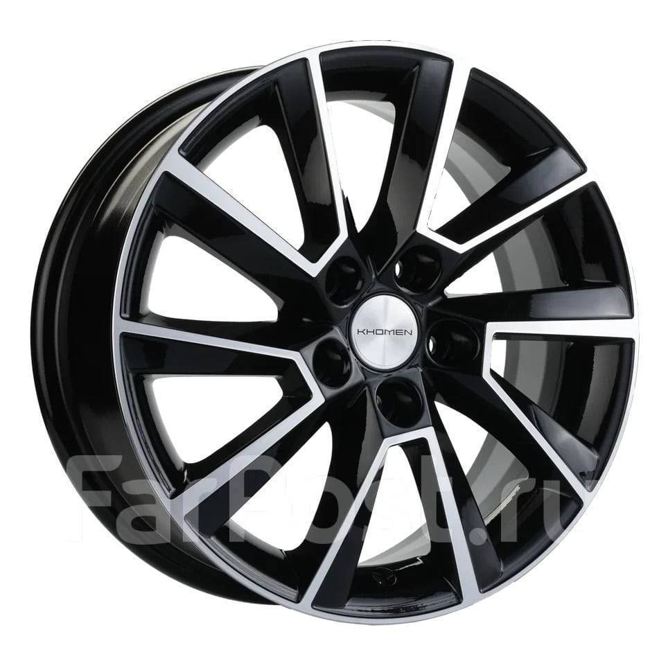 Диск Khomen KHW1604 (16 ZV Kamiq/Rapid) 6,0x16 5x100 57,1 38 Black-FP, 16