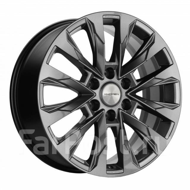 Диск колёсный Khomen Wheels KHW2010 (LC Prado) 20x8.0 6x139.7 ET25 d.106.1 Black-FP