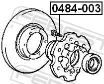   Mitsubishi L200 96-07 Febest 0484-003 