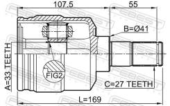    -! Hyundai Tucson 04-10 Febest 1211TUC27LH 