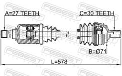    27X578X30    27X578X30 Mercedes BENZ W212 4 Matic 2008-201 1614221FRH 