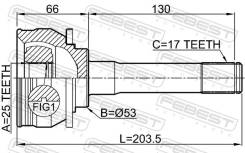   25X53X17 Great WALL Hover/SAFE F1 2005-2015 [3010-001] 