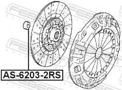  Toyota Camry ACV3#/MCV3# 2001-2006 (17x40x12) AS-6203-2RS FEBEST AS-6203-2RS 