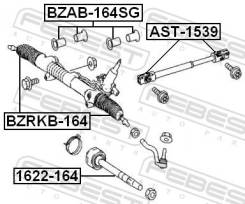     MB W164/X164 Febest 4 . / MB Ml-Class 164 04-11 Febest BZAB-164SG 