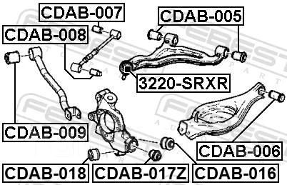 ����������� ������� �������� ������ Febest CDAB005 �� �����