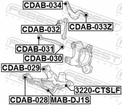 ! Cadillac New SRX 10-13 Febest CDAB028 