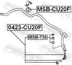    Mitsubishi Lancer IX Febest MSB-CU20F 