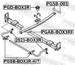    -!2 Peugeot Boxer, Citroen Jumper 2.2-3.0HDi 06> Febest Pgsbbox3RKIT 