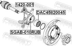    Ssangyong Kyron, NEW Actyon, Rexton II Febest 