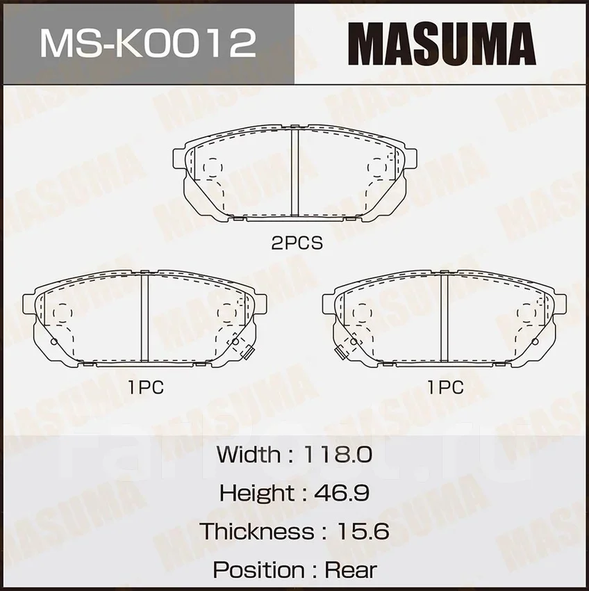 ������� Masuma MS-K0012 / 58302-3EE00 Masuma MS-K0012 MSK0012 �� �����