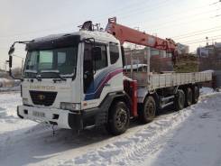 Daewoo Ultra Novus, 2008 в Иркутске Daewoo Ultra Novus. 10x4 P9CSF с краном CSS350, 10 964 куб. см., 8x4