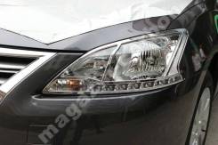 Накладки на фары Nissan Sylphy/Sentra 2013-2015 в Уссурийске Накладка на фару. Nissan Sylphy Nissan Sentra