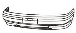 Бампер FORD Taurus (92-95 ) в Москве Бампер. Ford Taurus