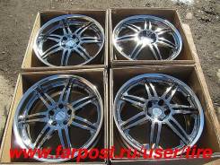 Кованые колеса хром Work R19 Lexus IS, GS, Mark II, RX-8, Skyline в Екатеринбурге Work Varianza T1S. 8.5/9.5x19", 5x114.30, ET43/45, ЦО 73,0 мм.