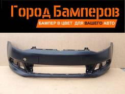 Новый передний бампер Volkswagen Polo (Поло) 10-14 Россия в Новосибирске Бампер. Volkswagen Polo, 601, 602, 603, 604, 612, 641, 642, 643, 644 Двигатели: AWY, AZQ, BAD, BMM, BTS, CAYA, CAYB, CAYC, CBZA, CBZB, CDEA, CDGA, CFN...