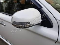 Накладки на зеркала Mitubishi Outlander 2012-2017 в Уссурийске Накладка на стойку зеркала. Mitsubishi Outlander, GF2W, GF3W, GF4W, GF7W, GF8W, GG2W 4B11, 4B12, 4J11, 4J12, 4N14, 6B31