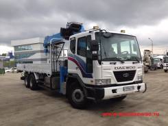 Daewoo Novus, 2008 в Иркутске Daewoo Novus. 6x4 K9CRF с краном Dongyang SS1506, 10 964 куб. см., 6x4