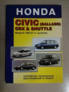  Honda Civic(Ballade), CR-X, Shuttle 