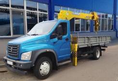 ГАЗ Газон Next, 2018 в Москве ГАЗ ГАЗон Next. КМУ Газон NEXT (C41R33)+Soosan SCS335+борт сталь 5200*2350*400мм, 99 999 куб. см.