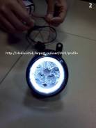 Светодиодные туманки Toyota LED с ангельскими глазками в Хабаровске Лампа светодиодная. Toyota: Allion, Mark X Zio, ist, Prius C, Avensis, Corolla, Estima, Vanguard, Isis, Land Cruiser Prado, Corolla Rumion, bB, Belta...