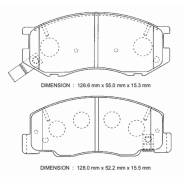 Тормозные колодки передние дисковые G-Brake PF-1404 во Владивостоке Колодки тормозные дисковые. Toyota: Town Ace Noah, Lite Ace, Estima Emina, Estima Lucida, Mark II Wagon Qualis, Lite Ace Noah, Town Ace, Previa, T.U.V...